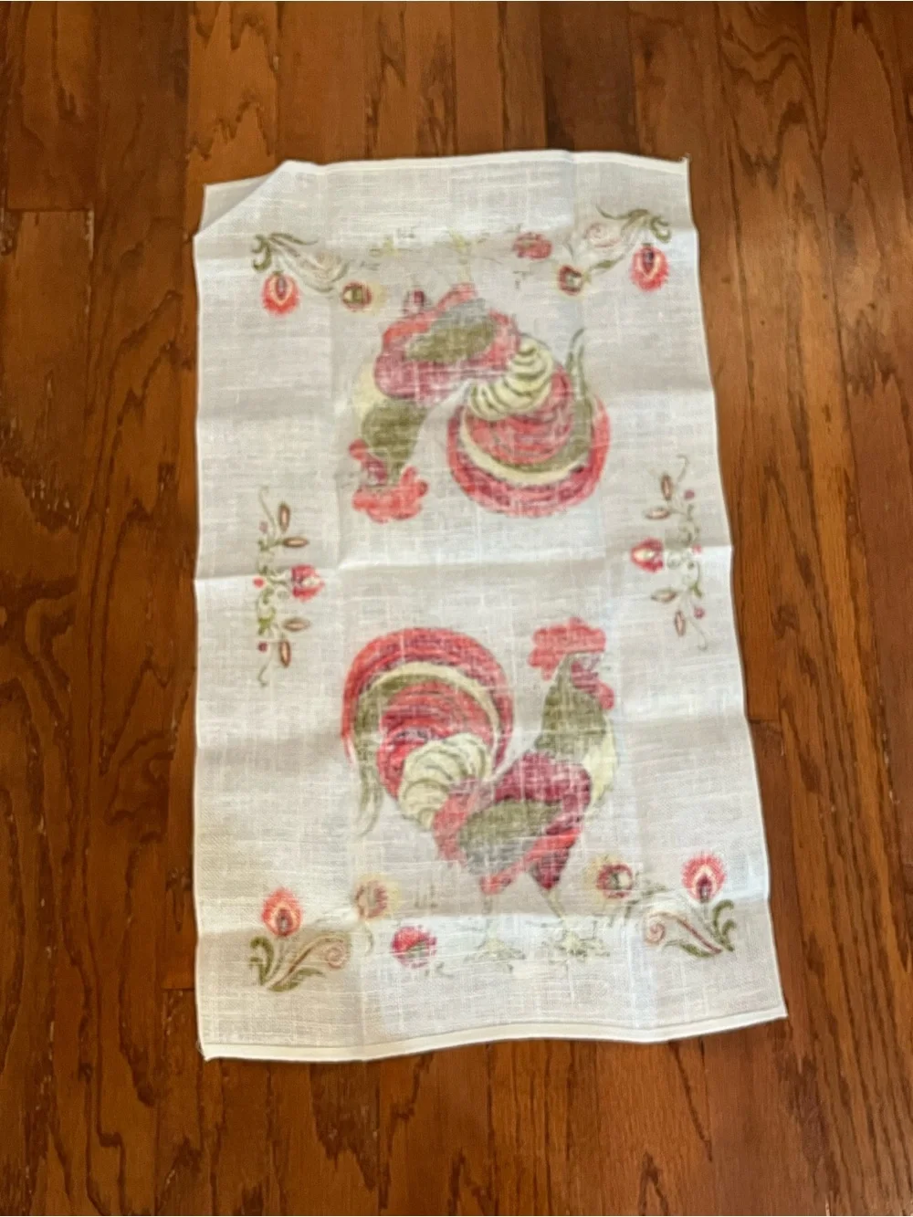 Vintage  Kitchen Dish Tea Towel LINEN  New Old Stock NOS  Roasters